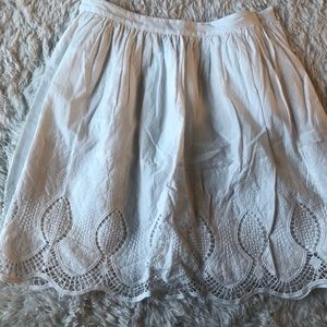 Lord & Taylor white skirt size 8
